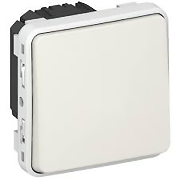 INTERRUPTEUR OU VA-ET-VIENT ETANCHE PLEXO COMPOSABLE IP55 10AX 250V - BLANC