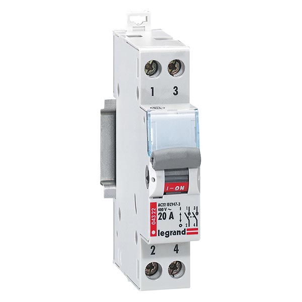 INTERUPTEUR 2P 20A 400V LEXIC