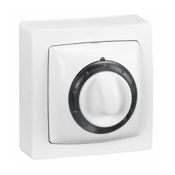 INTERRUPTEUR TEMPORISE LUMINEUX (VOYANT FOURNI) APPAREILLAGE SAILLIE - BLANC