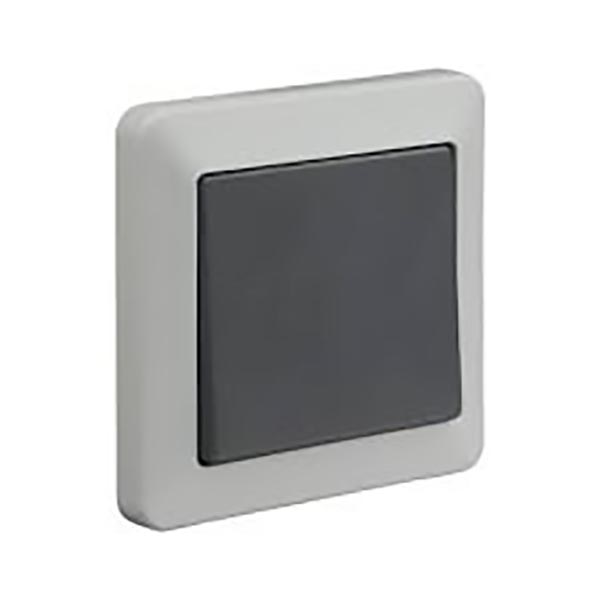 INTERRUPTEUR VA ET VIENT GRIS VRAC IP44 OPALINE