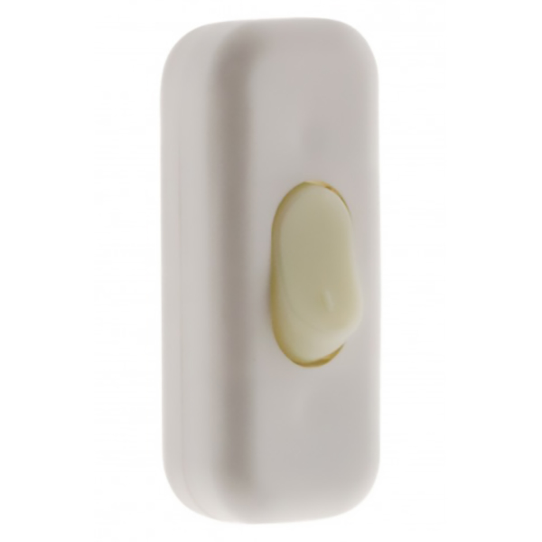 INTERRUPTEUR 2A UNIPOLAIRE LUMINESCENT BLANC