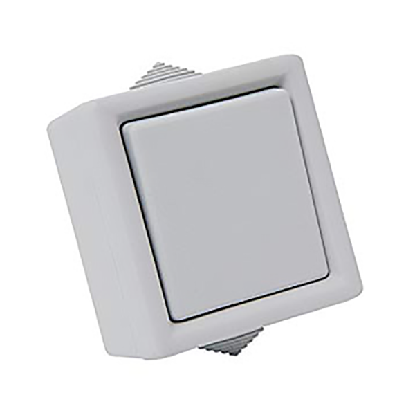 INTERRUPTEUR VA ET VIENT GRIS VRAC IP54 TOUT TEMPS