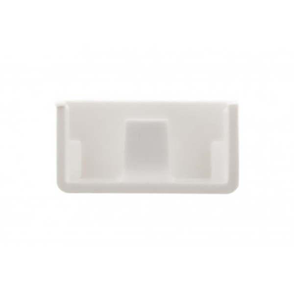 4 EMBOUTS / MOULURE 20X10 BLANC