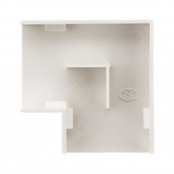 4 ANGLES PLATS/MOULURE 30X10 BLANC