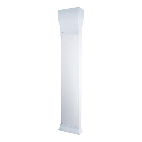 GOULOTTE GTL 255X60MM 2X1,30M+GRAND+PETIT CORNET BLANC