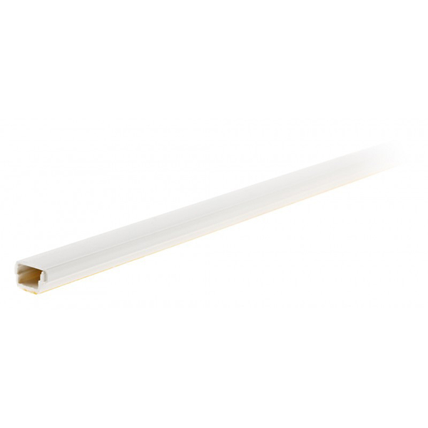 GOULOTTE/CABLE TV 7X12 2M ADHESIVE BLANC 9016
