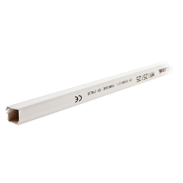 GOULOTTE/CABLE TV 12X12 2M ADHESIVE RAL 9016