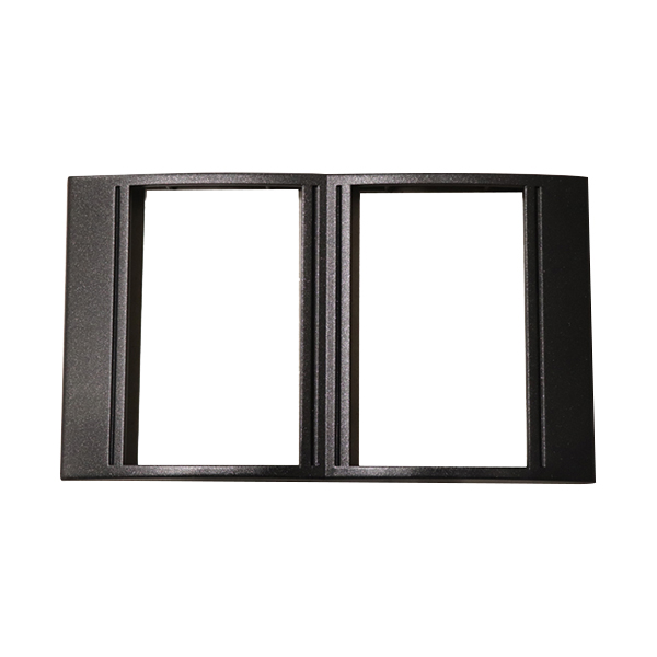 PLAQUE DOUBLE VERTICALE ANTHRACITE DIAMANT