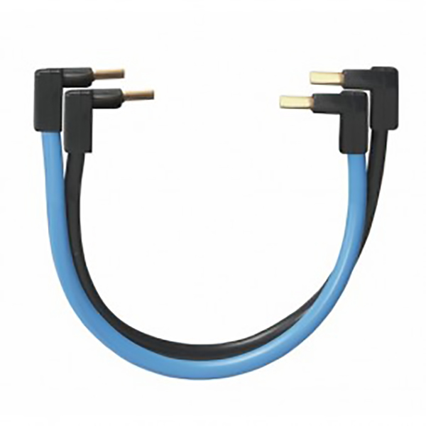 2 CORDONS REPIQUAGE BLEU+NOIR H07VK 1X10MM 270MM