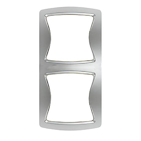 PLAQUE DBLE VERTIC ALU FINITION MAT DIVINE