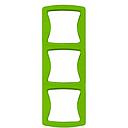 PLAQUE TRIPLE VERTIC VERT FINITION MAT DIVINE