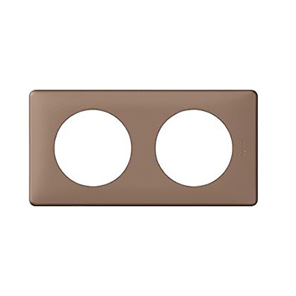 PLAQUE NEUT 2 P TAUPE (SANS PLAQUE