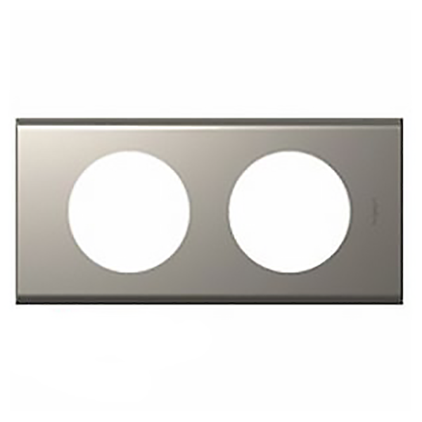 PLAQUE MAT 2 P NICKEL VELOURS (SANS PLAQUE