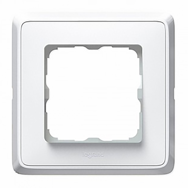 CARIVA PLAQUE 1POSTE BLANC - LEGRAND