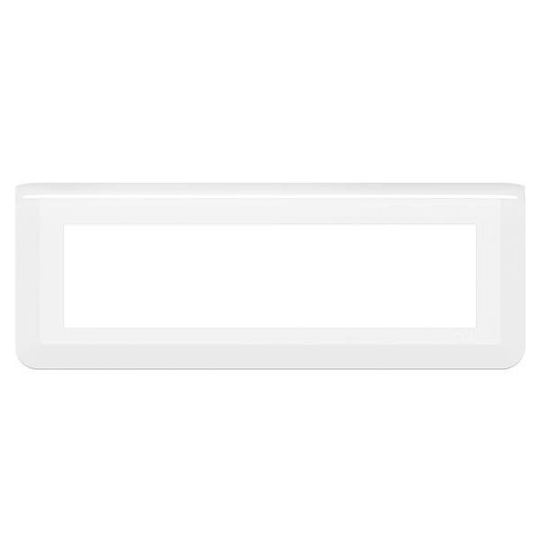 MOSAIC _PLAQUE 8MOD HORIZONTAL - BLANC