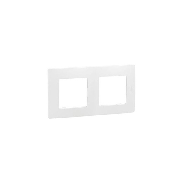 APPAREILLAGE PLAQUE 2POSTES BLANC NILOE 665002 LEGRAND