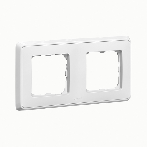 CARIVA PLAQUE 2POSTES BLANC - LEGRAND