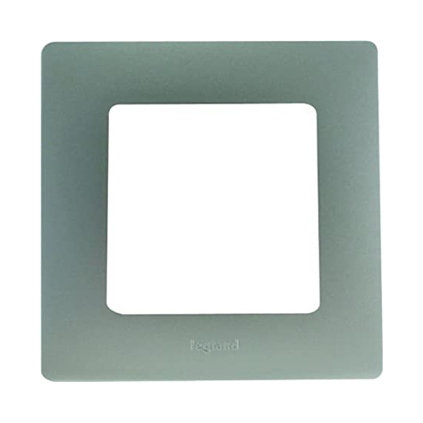 APPAREILLAGE PLAQUE 1POSTE ARGENT NILOE 96705 LEGRAND