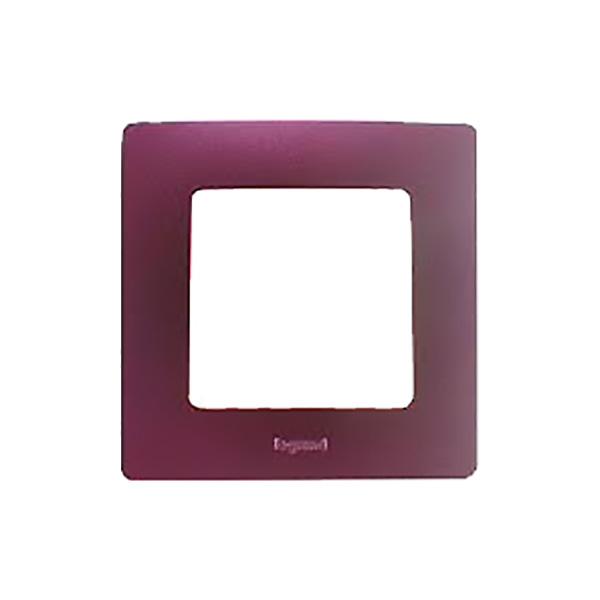 APPAREILLAGE PLAQUE 1POSTE PRUNE NILOE 96707 LEGRAND