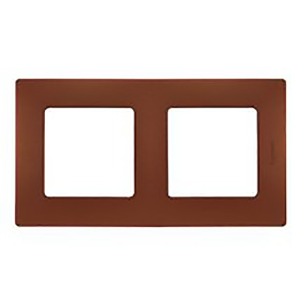 APPAREILLAGE PLAQUE 2POSTE CACAO NILOE 96718 LEGRAND