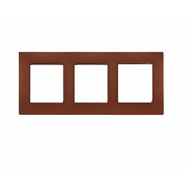 APPAREILLAGE PLAQUE 3POSTE CACAO NILOE 96728 LEGRAND