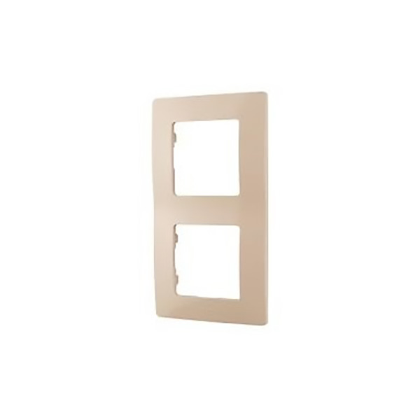 CARIVA PLAQUE 2POSTES IVOIRE - LEGRAND