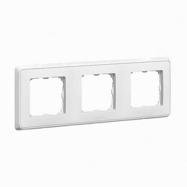 CARIVA PLAQUE 3POSTES BLANC - LEGRAND