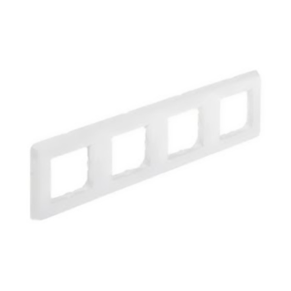 CARIVA PLAQUE 4POSTES BLANC - LEGRAND