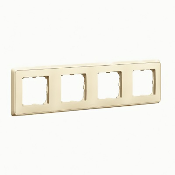 CARIVA PLAQUE 4POSTES IVOIRE - LEGRAND
