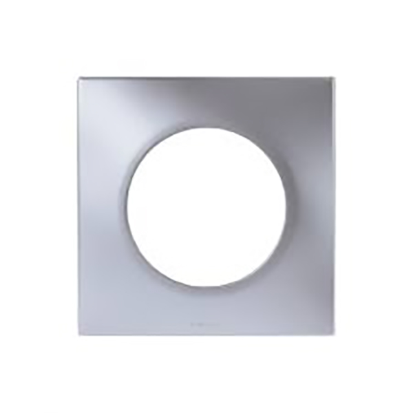 APPAREILLAGE PLAQUE 1 POSTE SILVER SQUARE
