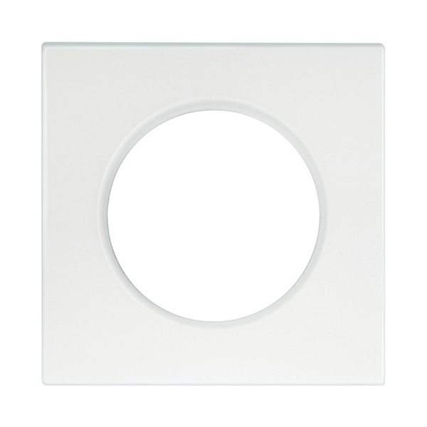 APPAREILLAGE PLAQUE 1 POSTE BLANC SQUARE