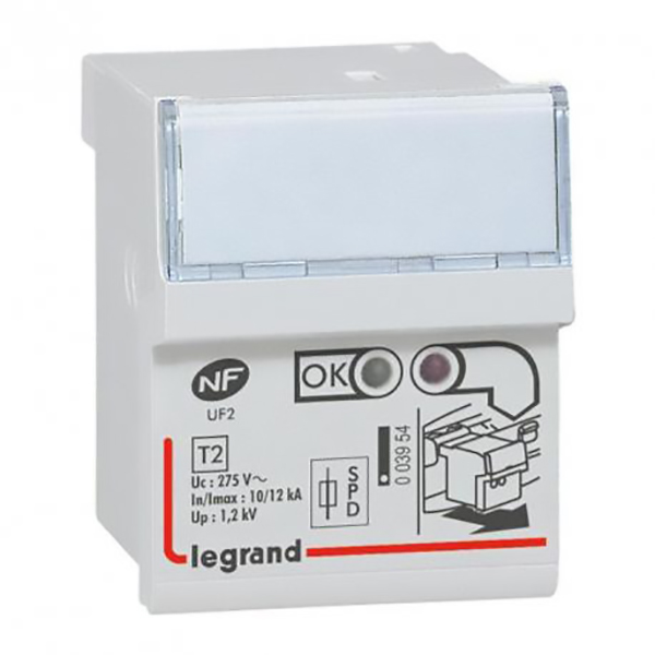 CASSETTE DE RECHANGE DE PARAFOUDRE 12KA POUR REF 003951/53 003954 LEGRAND