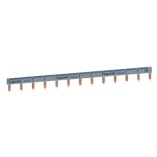 PEIGNE ALIMENTATION HORIZONTAL 1P 13MOD POUR DISJ P+N VIS ET AUTO NOIR ET BLEU 004926 LEGRAND