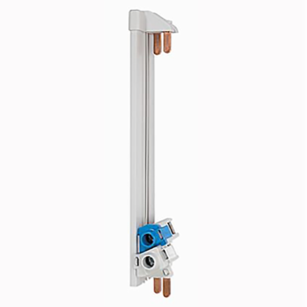 PEIGNE ALIMENTATION VERTICAL P+N 2 RANGEES 125MM POUR DISJ ALIM HAUT/HAUT VIS ET AUTO 05000 LEGRAND