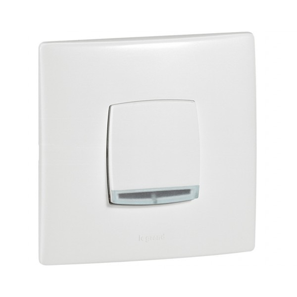 NEPTUNE POUSSOIR ENCASTRE LUMINEUX 6A 250V A VIS
