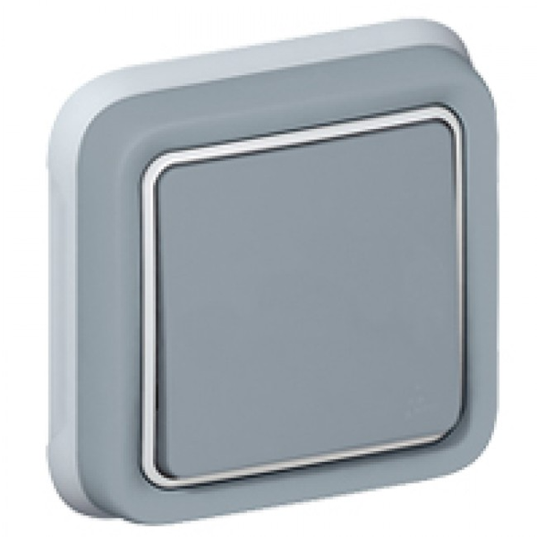 APPAREILLAGE BP ENCASTRE ETANCHE 1NO/1NF IP55 IK07 GRIS PLEXO 69811 LEGRAND DOUBLON POLG8022
