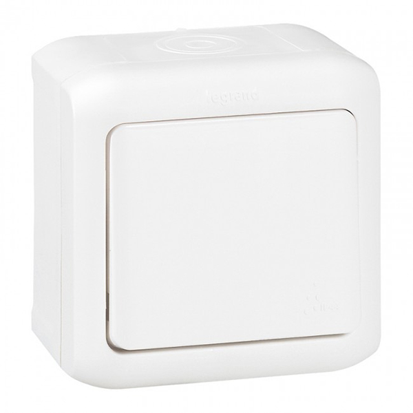 APPAREILLAGE BP APPARENT ETANCHE IP44 BLANC FORIX 782364 LEGRAND