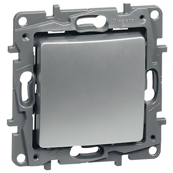 APPAREILLAGE BP ENCASTRE ARGENT NILOE 96664 LEGRAND