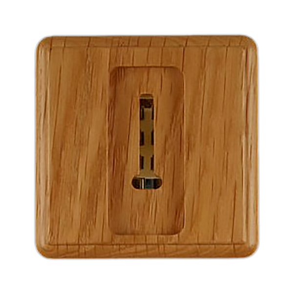 PRISE TELEPHONE PALISSANDRE FINITION MAT DIVINE