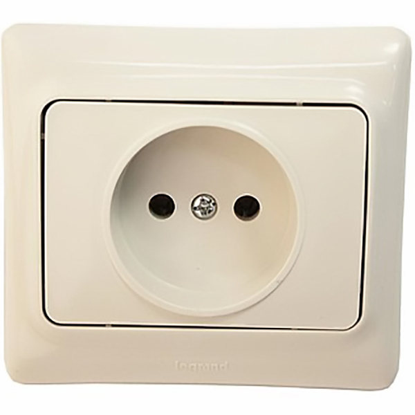 APPAREILLAGE PC ENCASTRE 2P 10A IVOIRE KAPTIKA 782140 LEGRAND