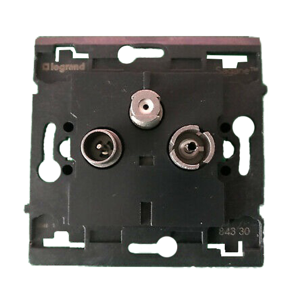 PRISE TV/FM/SATELITE A VIS SAGANE 2 CABLES