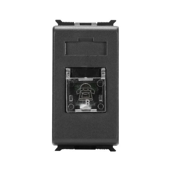 PRISE TELEPHONE RJ11 NOIR (SANS PLAQUE) CE