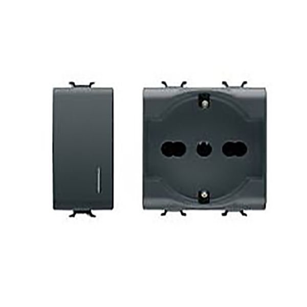 PRISE TELEPHONE 8 CONTACT NOIR (SANS PLAQUE) CE