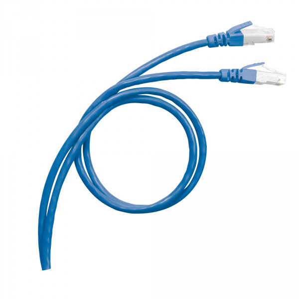 CORDON DE BRASSAGE RJ45 CAT.6 S/FIP BLINDE L:1M