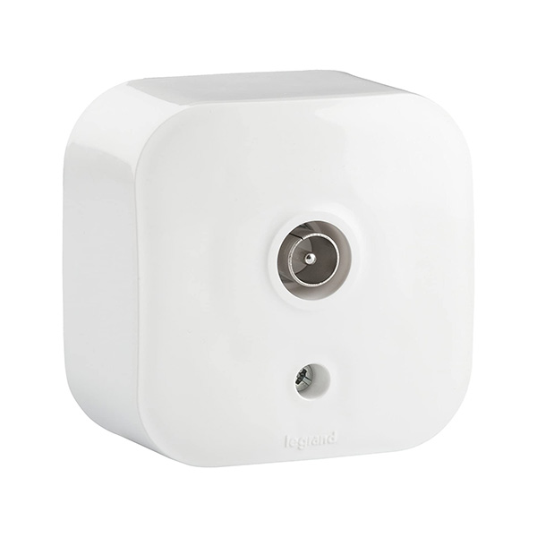 APPAREILLAGE PRISE APPARENT TV BLANC FORIX 782415 LEGRAND