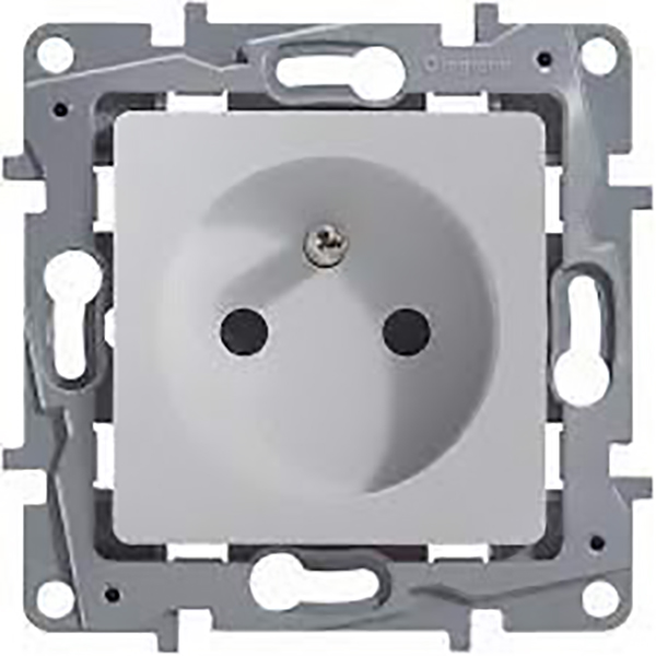 APPAREILLAGE PC ENCASTRE 2P+T 16A ARGENT NILOE 96675 LEGRAND