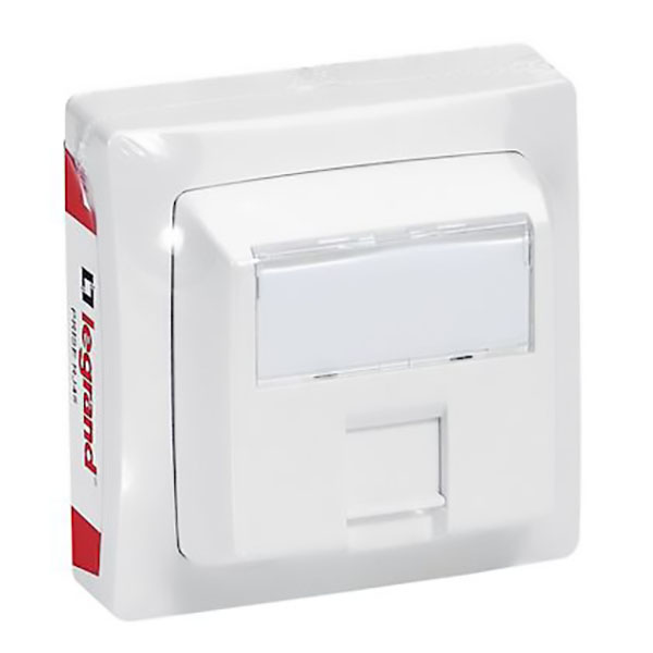 PRISE RJ 45 MULTIMEDIA CATEGORIE5E FTP APPAREILLAGE SAILLIE - BLANC