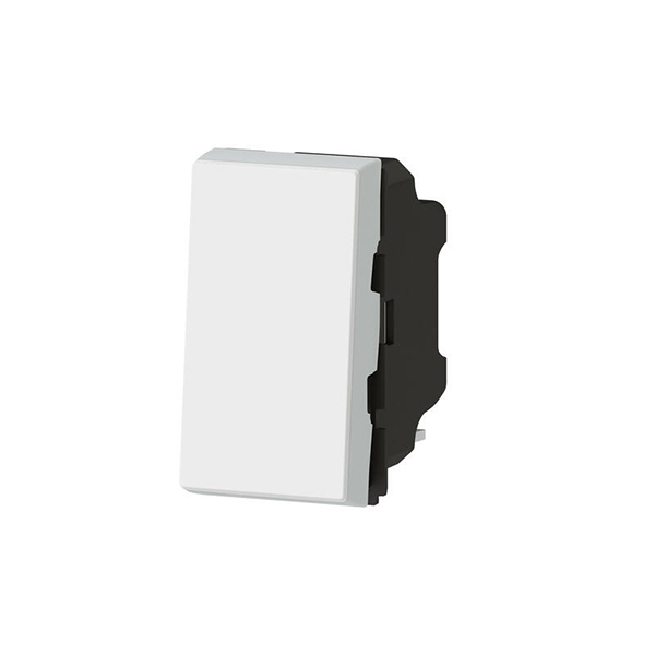 MOSAIC _INTER ou VV 10AX 250V EASY-LED 1 MODULE - BLANC