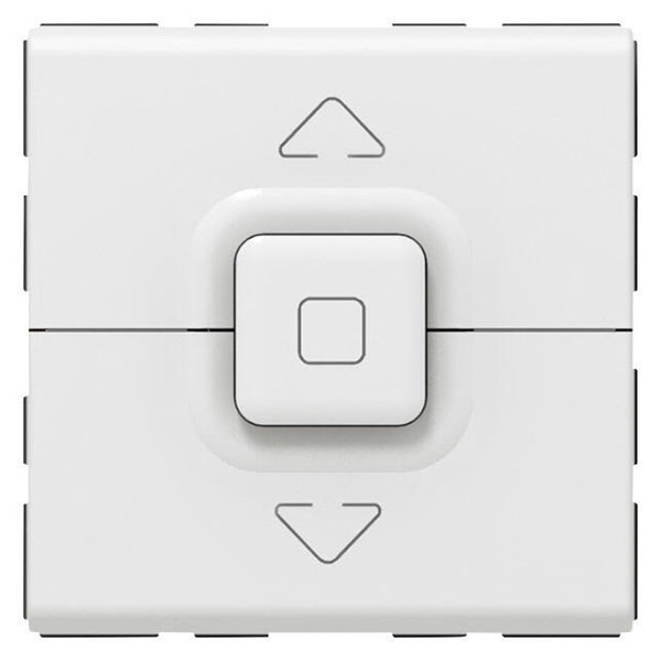 MOSAIC _POUSSOIR VOLET ROULANT 2MOD 500W MAX - BLANC