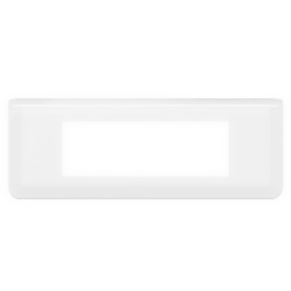 PLAQUE DE FINITION HORIZONTALE MOSAIC POUR 6 MODULES BLANC